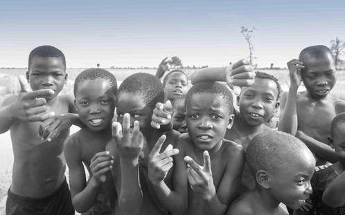 foto van kinderen in Malawi, Verzamelen, Foto's en Prenten, Nieuw, Foto, Buitenland, 1980 tot heden, Ophalen of Verzenden