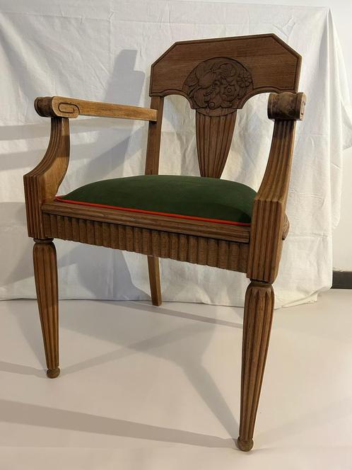 Oude bureaustoel. Gerenoveerd., Antiek en Kunst, Antiek | Meubels | Stoelen en Sofa's, Ophalen