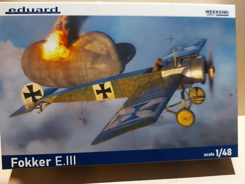 Eduard (8419): Fokker E.III om 1:48, Hobby en Vrije tijd, Modelbouw | Vliegtuigen en Helikopters, Nieuw, Vliegtuig, Groter dan 1:72