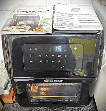 FRITEUSE AIR CHAUD 9 EN 1 AVEC ROTISSOIRE TOURNANTE, Electroménager, Enlèvement
