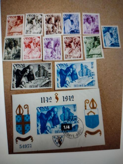 MOOI LOT POSTZEGELS ABDIJ VAN ORVAL, Postzegels en Munten, Postzegels | Europa | België, Postfris, Overig, Ophalen of Verzenden