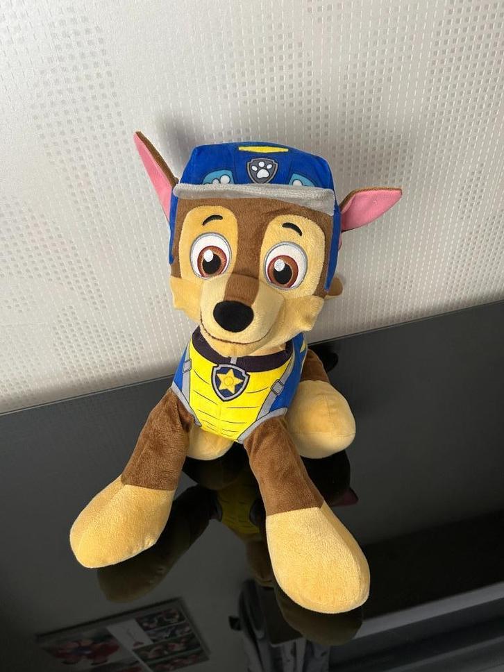 grote knuffel Paw patrol politie- als nieuw -50cm, Kinderen en Baby's, Speelgoed | Knuffels en Pluche, Zo goed als nieuw, Overige typen