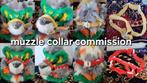 Fursuit muzzle collar commission, Ophalen of Verzenden, Nieuw