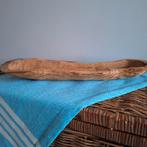 Ruwe rustieke schaal van olijfhout (0,60 L, 0,20 B, 0,04 D), Enlèvement, Utilisé, Bois, Balance