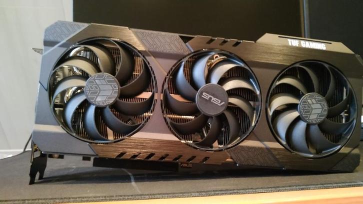 ASUS TUF Gaming GeForce RTX 3080 OC, Computers en Software, Videokaarten, Zo goed als nieuw, Nvidia, GDDR6, HDMI, DisplayPort