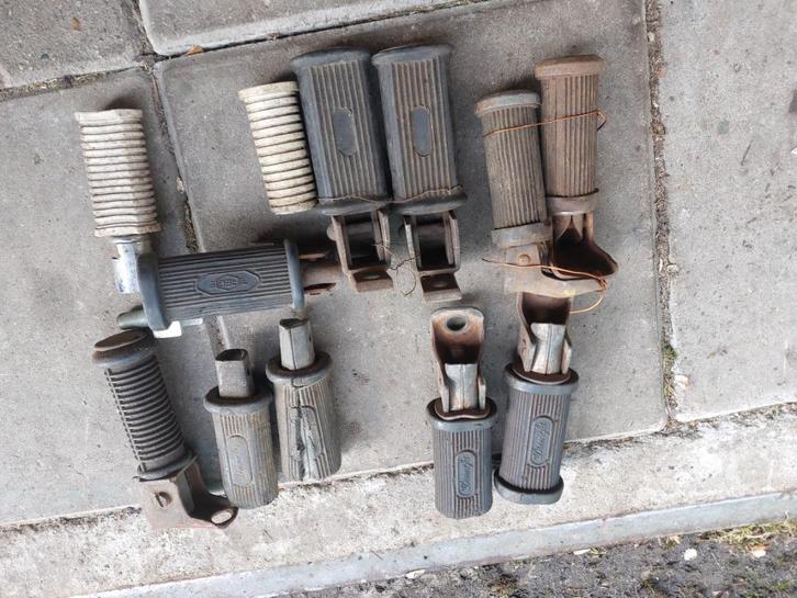 voetsteunen duo zit brommers oldtimer, Fietsen en Brommers, Brommers | Oldtimers, Yamaha, Ophalen of Verzenden