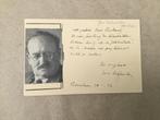 Authentieke postkaart handschrift schrijver Josef Hofmiller, Ophalen of Verzenden, 1920 tot 1940, Duitsland
