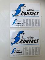 Sticker Radio Contact, Verzamelen, Ophalen of Verzenden, Nieuw, Film, Tv of Omroep