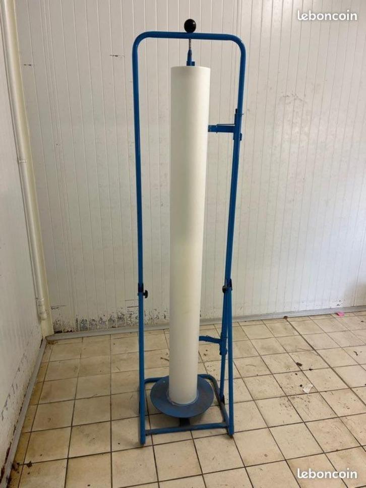 Dérouleur de papier vertical + 5 rouleaux de papier blanc, Doe-het-zelf en Bouw, Schildersmaterialen, Zo goed als nieuw, Overige typen