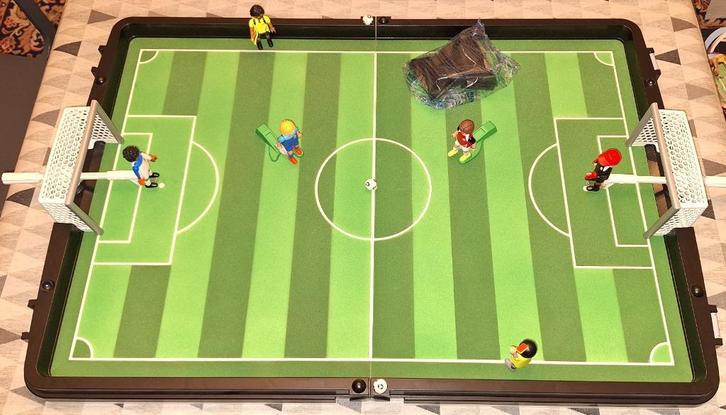 Playmobil voetbalstadion, Kinderen en Baby's, Speelgoed | Playmobil, Zo goed als nieuw, Complete set, Ophalen of Verzenden