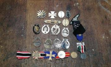 Badge militaire landser Allemand WW2 refabrication  beschikbaar voor biedingen