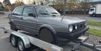 VW Golf II 1.6D CL met weinig km! ☆PROJECT incl alle PARTS☆, Auto's, Volkswagen, Voorwielaandrijving, Stof, Zwart, 4 cilinders