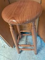 chaise de bar, Enlèvement, Comme neuf, Bois, Avec repose-pieds