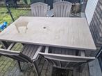 Tuinset met stoelen en tafel, Tuin en Terras, Ophalen, Gebruikt, Tuinset