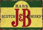 Reclamebord vintage J&B scotch whiskey - mancave poolhouse, Verzamelen, Ophalen of Verzenden, Zo goed als nieuw, Reclamebord