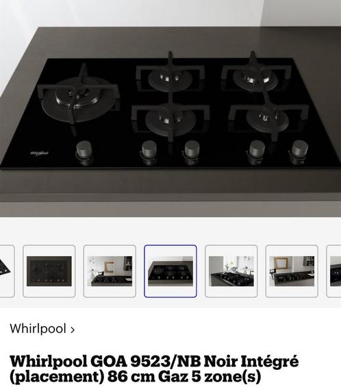 Whirlpool GOA 9523/NB1, Electroménager, Tables de cuisson