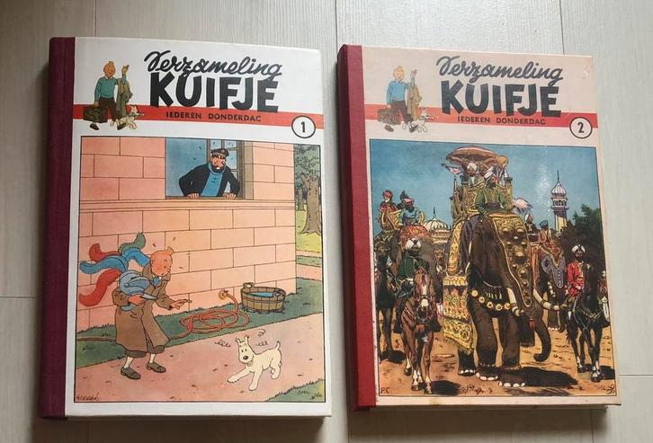 Kuifje weekblad bundelingen 1 en 2, Boeken, Stripverhalen, Gelezen, Ophalen of Verzenden