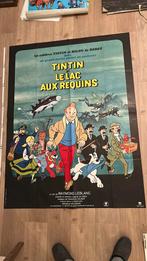 Tintin maxi film affiche lac au requins 1972, Utilisé, Enlèvement ou Envoi