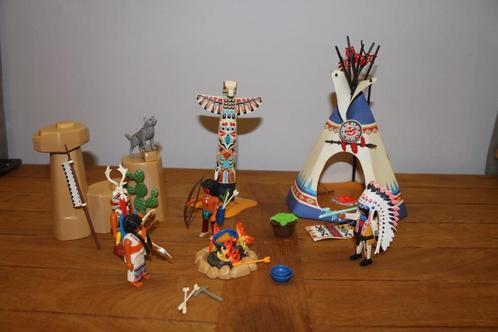 Camp des Indiens Playmobil Western 5247, Enfants & Bébés, Jouets | Playmobil, Utilisé, Ensemble complet, Enlèvement