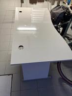 bureau grijs hoogglans, Maison & Meubles, Bureaux, Enlèvement, Comme neuf, Bureau