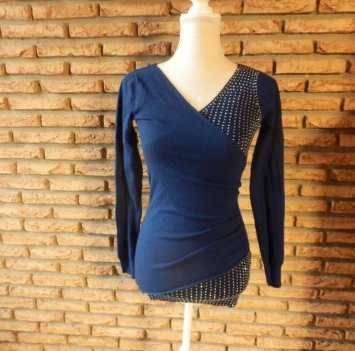 (30)- pull femme t.36 bleu - enzoria -, Kleding | Dames, Truien en Vesten, Zo goed als nieuw, Maat 36 (S), Blauw, Ophalen of Verzenden