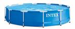 Intex zwembad metal frame 3,66 x 0,76 m, Tuin en Terras, 200 tot 400 cm, Rond, Gebruikt, Opzetzwembad