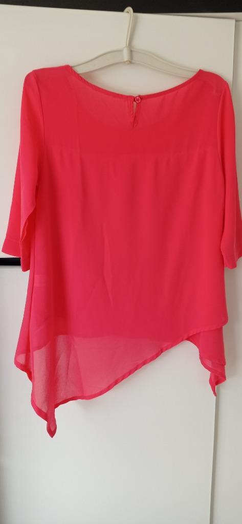 Mooie (feest)bloes met leuke accenten, Kleding | Dames, Blouses en Tunieken, Zo goed als nieuw, Maat 36 (S), Ophalen of Verzenden