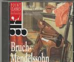 Cd Point Classics - Bruch- Mendelssohn, Comme neuf, Enlèvement ou Envoi, Orchestre ou Ballet, Classicisme