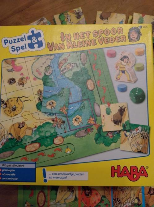 Haba spel : In het spoor van kleine veder, Hobby & Loisirs créatifs, Jeux de société | Jeux de plateau, Neuf, 1 ou 2 joueurs, Trois ou quatre joueurs