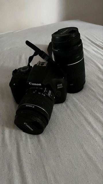 CANON 2000d + 18-55mm & 75-300mm & sac 