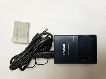 Batterijlader + Batterij voor Cannon  Powershot beschikbaar voor biedingen