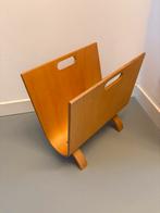 Vintage Birch Bentwood tijdschriftenrek “Alvar Aalto” stijl, Ophalen of Verzenden, Gebruikt