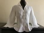 Blouse linnen wit, Kleding | Dames, Ophalen, Zo goed als nieuw, Maat 38/40 (M), Wit