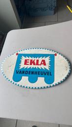 Glacoide bord Ekla Vandenheuvel, Verzamelen, Merken en Reclamevoorwerpen, Ophalen of Verzenden