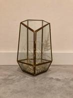 Goud/bruine plantenvitrinetje, Ophalen, Zo goed als nieuw