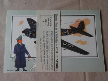Serie nr. 9 van 6 chromos Tintin See and Know - Luchtvaart beschikbaar voor biedingen