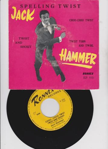 EP - Jack Hammer – Choo Choo Twist +3    Rock & Roll, Twist beschikbaar voor biedingen