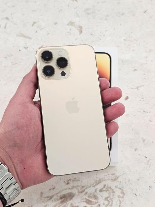 IPHONE 14 PRO MAX 5G 1TB GOLD, Telecommunicatie, Mobiele telefoons | Apple iPhone, Zo goed als nieuw, iPhone 14, Goud, Ophalen
