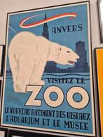 Zoo van Antwerpen originele René Van Poppel affiche., Ophalen of Verzenden