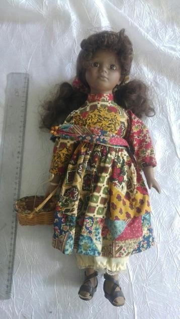 Vintage ancienne poupée antique 1950, Enlèvement ou Envoi, Comme neuf, Poupée