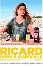 Metalen reclamebord Ricard pastis 3 - retro vintage mancave, Verzamelen, Ophalen of Verzenden, Zo goed als nieuw, Reclamebord