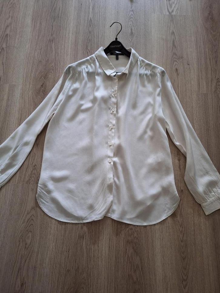 Bloes NIEUW Marie Méro, Kleding | Dames, Blouses en Tunieken, Nieuw, Maat 42/44 (L), Wit, Ophalen of Verzenden