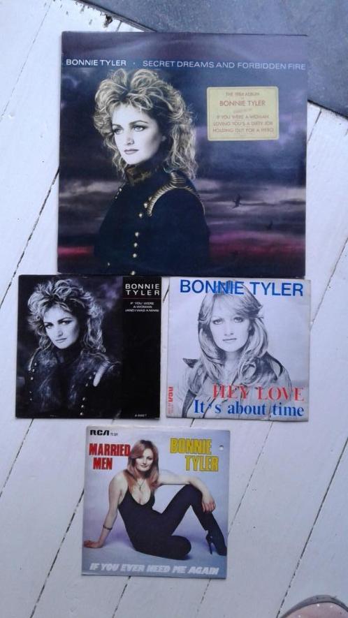 Set LP's, + 45t van BONNIE TYLER, Cd's en Dvd's, Vinyl | Pop, Gebruikt, Ophalen of Verzenden