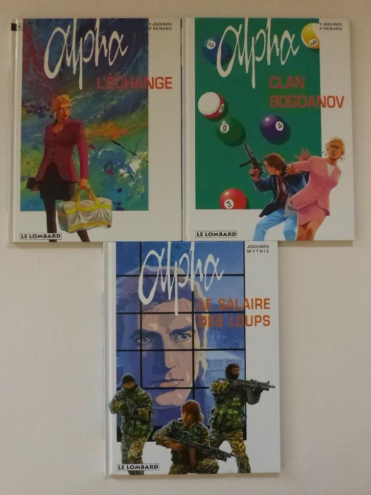 BD Alpha (Tomes 1 à 3) en EO, Livres, BD, Utilisé, Plusieurs BD, Enlèvement ou Envoi