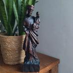 Houten beeld van de Maagd Maria, Antiek en Kunst, Antiek | Religieuze voorwerpen, Ophalen of Verzenden