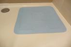 Tapis de douche 54 cm x 54 cm bleu ciel., Enlèvement, Utilisé, Synthétique, 50 à 75 cm