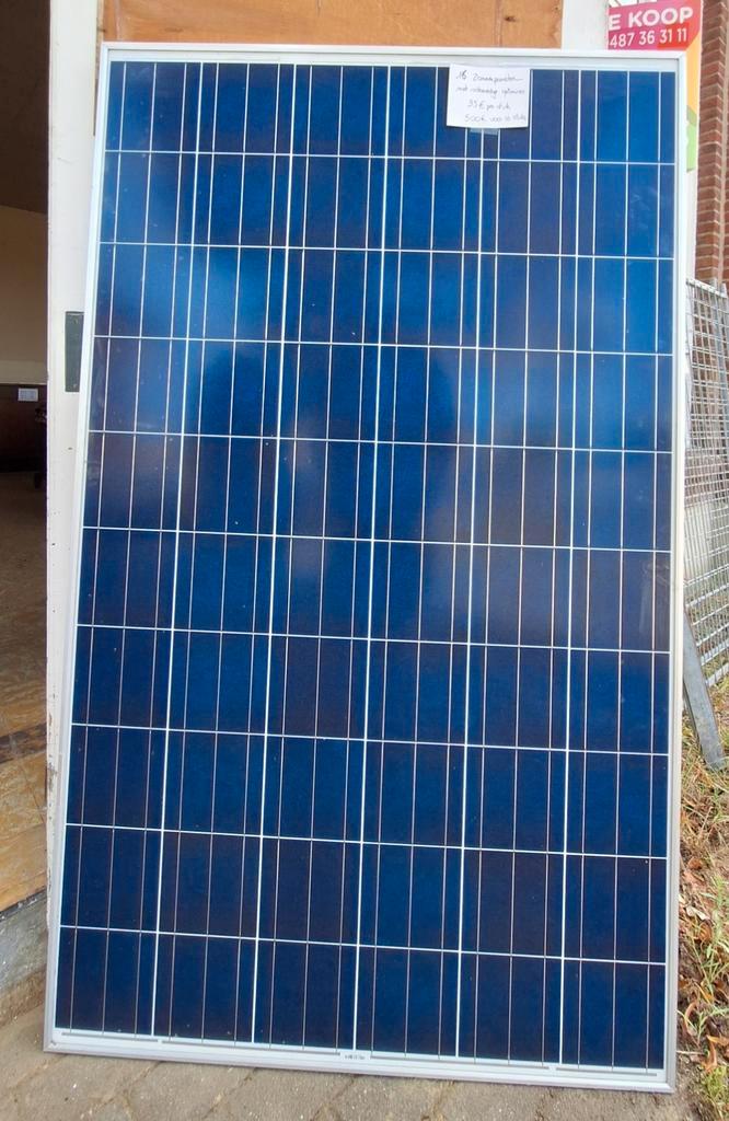 16 zonnepanelen 250 wp met Solaredge optimizers, Doe-het-zelf en Bouw, Zonnepanelen en Toebehoren, Gebruikt, Ophalen