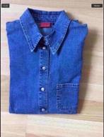 Jeans hemd driekwarts mous , merk : Green Ice., Maat 38/40 (M), Blauw, Ophalen of Verzenden, Zo goed als nieuw