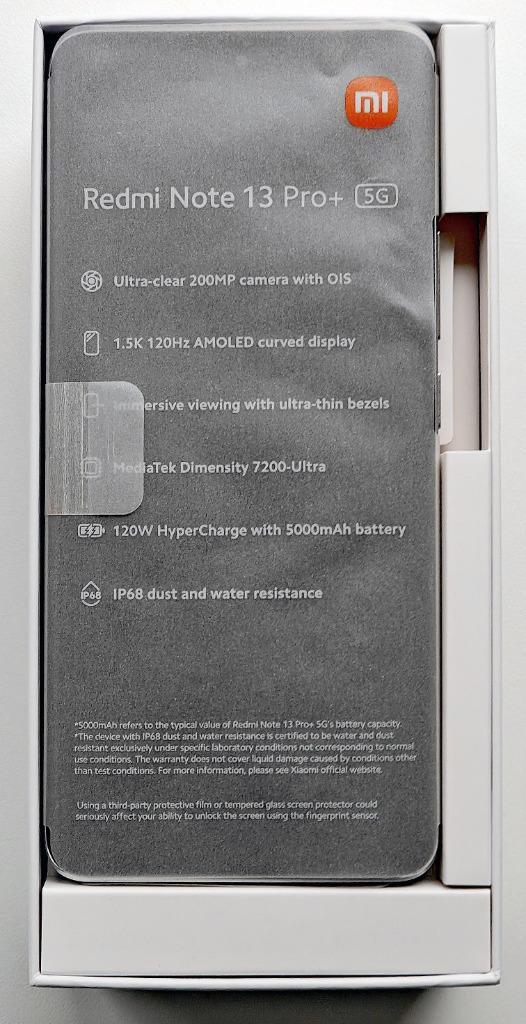 GSM-smartphone Xiaomi Redmi Note 13 Pro+ 5G NIEUW (garantie), Telecommunicatie, Mobiele telefoons | Overige merken, Nieuw, Zonder abonnement