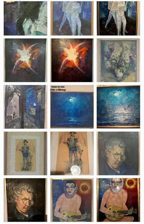 Bert Hildebrandt kunstschilder 1906-1974, Antiek en Kunst, Kunst | Schilderijen | Abstract, Ophalen